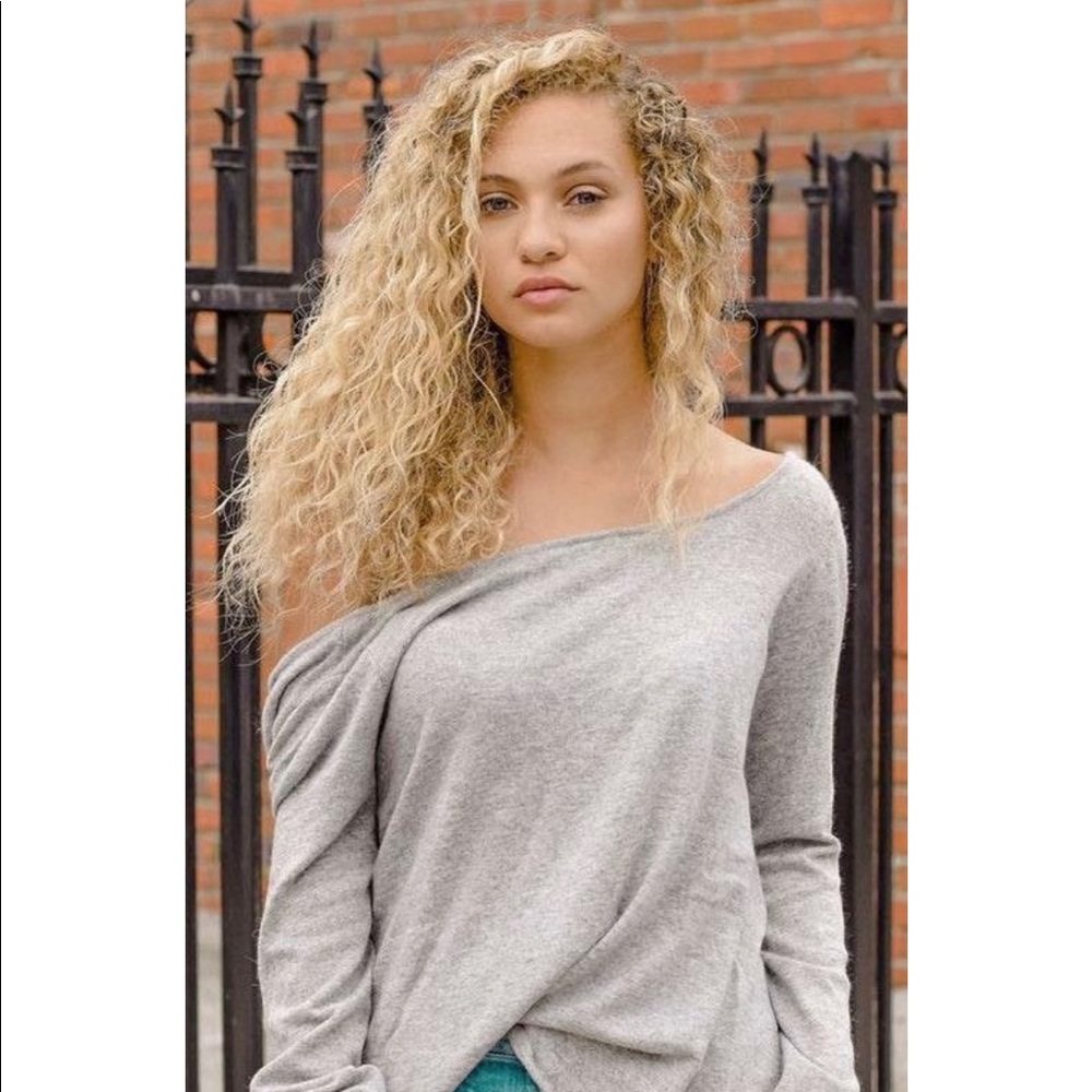Open back sweater